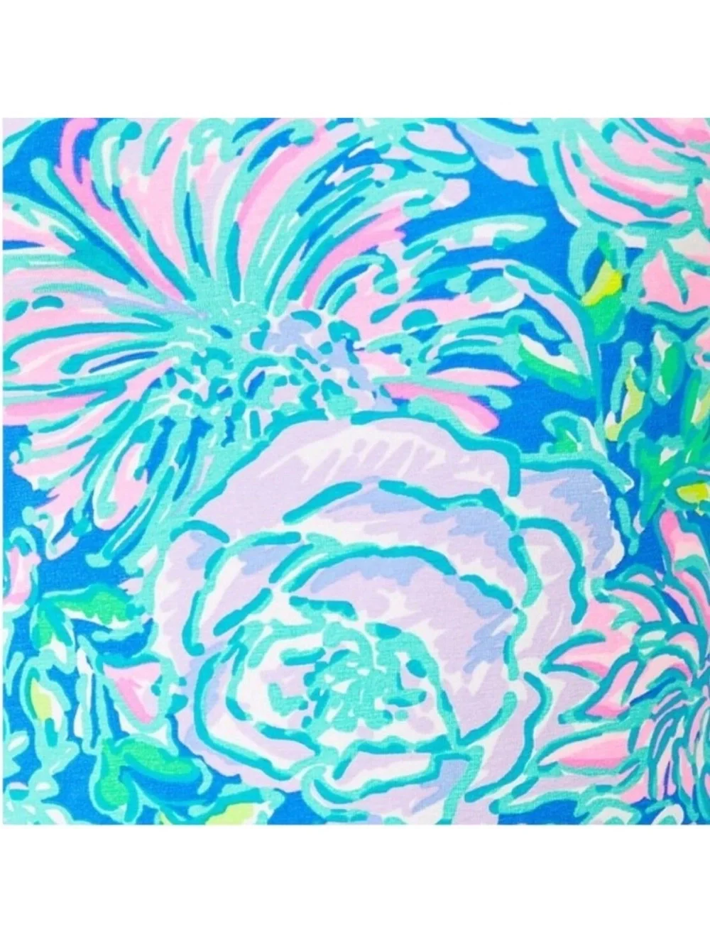 Lilly Pulitzer Aleah Top Full Bloom floral Shirt Long sleeve Sz S NEW
